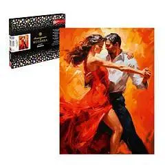 Алмазная  мозаика 30*40см част выкл Танго вдвоем 6цв, фото №1