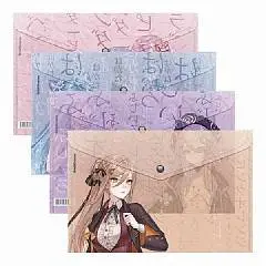 Папка на кнопке EK Manga Girls, A4, ассорти, фото №1