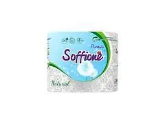Туалетная бумага Soffione Premio Natural 3 сл 4 pул, фото №1