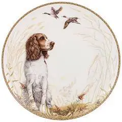 Тарелка закусочная Охота 20,5см, фото №1