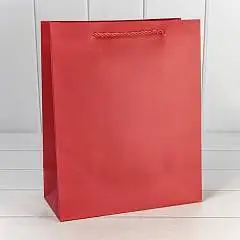 Сумка подарочная "Фактура-890" Красный 26*32*12см, фото №1
