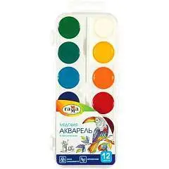 Акварель 12цв Гамма класс без кисти, фото №1