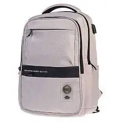 Рюкзак Hatber PRO-Light beige-43х31,5х14,5см, 2 отд, 4 карм, USB, фото №1