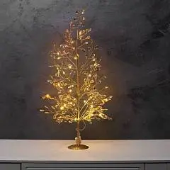 Фигура свет"Застывшие кристаллы"55 см,20 LED,CR2032x2(комп),тепл, фото №1