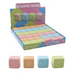 Ластик ErichKrause Школьные кубы, фото №1