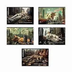 Альбом д/рис А4 40л 120г скоба EK Big City Cats, фото №1