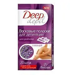 Восковые полоски Флоресан д/депил д/сух.кожи 20шт, фото №1