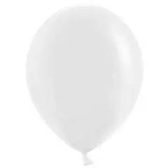 Шарик воздушный "Металлик" White, 30см, фото №1
