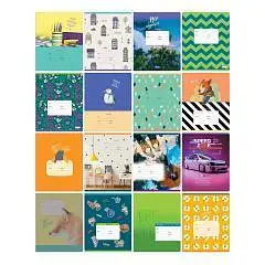 Тетрадь 12л КЛЕТКА "Super Mix-16", фото №1