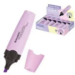 Текстовыделитель BRAUBERG "DELTA PASTEL" лавандовый 1-5мм, фото №1