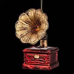 Украшение ErichKrause Decor Граммофон 10.5см, стекло, фото №1