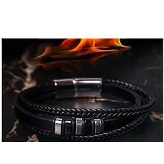 Браслет THE MAN CODE (кожа/р.22), фото №1