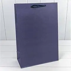 Сумка подарочная Крафт "Люкс" Синий 32*45*15см, фото №1