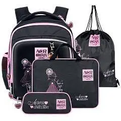 Ранец ACROSS 25-680-10, комплект: папка, мешок, пенал, брелок, фото №1