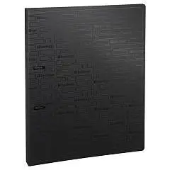 Папка на 2-х Berlingo "Your Way" А4, 24мм, черная, фото №1