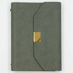 Ежедневник недат А6 "NUANCE ОЛИВКОВЫЙ" на кольцах, фото №1