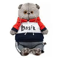 Игрушка мягкая Басик в костюме в стиле спорт-шик, фото №1