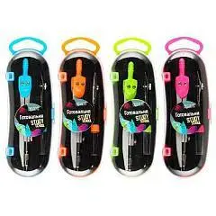 Готовальня "StudySchool" 3пр, пластиковый футляр, ассорти, фото №1