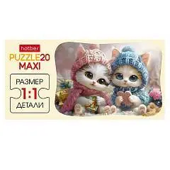 Пазл "Premium" 20эл А5 MAXI-Глазки, ушки, носики-, фото №1