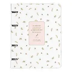 Тетрадь на кольцах 120л "Апрель", белый, фото №1