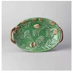 Блюдо "GREEN PINE" 28,2х19х5 см, фото №1