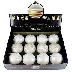 Елочный шар Darlens 8 см стекло, фото №1