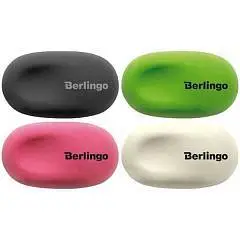 Ластик Berlingo "Ergonomic" овальный, 50х30х8мм, фото №1