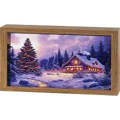 Светильник светод Картина Зимние пейзажи 65 LED 16.5х21х4.5см, фото №1