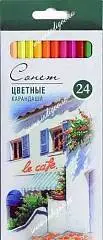 Набор профес. цветных карандашей «Сонет», 24 цв, фото №1