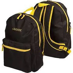 Рюкзак "deVENTE. Black" 40x29x17 см, 14л, черный с желтым, фото №1