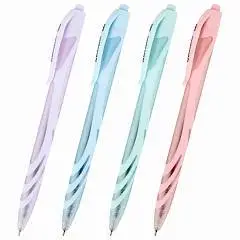 Ручка шариковая автомат. BRAUBERG "ULTRA" soft-touch,синяя, 0,7мм, фото №1