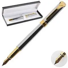 Ручка перьевая FIORENZO, заправ механизм, корп серебро, фото №1