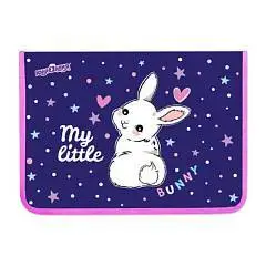 Папка д/труда А4 мол отк планка органайзер Fluffy tail Юнландия, фото №1