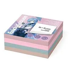 Блок самоклеящийся бумажный EK Manga, 75х75 мм, 400л, микс, фото №1