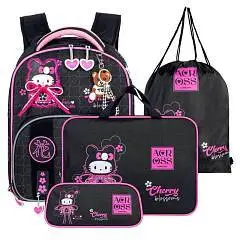 Ранец ACROSS 25-194-10, комплект: папка, мешок, пенал, брелок, фото №1