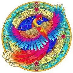 Пазл фигурный Птица счастья 245 дет 37*37 Средний 2,5см 12+, фото №1