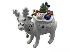 Олень с мешком , фарфор, фото №1