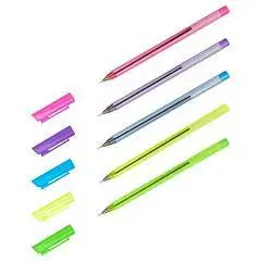 Ручка шариковая СТАММ "800" синяя, 0,7мм, микс, фото №1