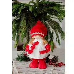 Интерьерная кукла Девочка в красной шапочке, 28 см, фото №1