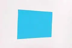 Этикетки самоклеющиеся "Mega Label" А4, голубая, 1 лист, фото №1