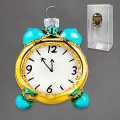 Елочная игрушка Часы 52х22х72 см стекло, фото №1