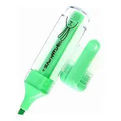 Текстовыделитель "Bunny", зеленый, фото №1