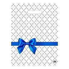 Пакет п/э "Синий бантик" 40*31см, фото №1