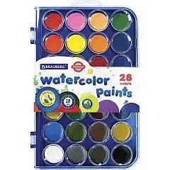 Акварель 28цв 28мм Brauberg Премиум, фото №1