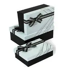 Коробка подарочная "Элеганс" white 22.5х16х9.5см 3-3, фото №1