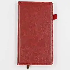 Ежедневник недат А6+ "ОКИНАВА КРАСНЫЙ" с петелькой, фото №1