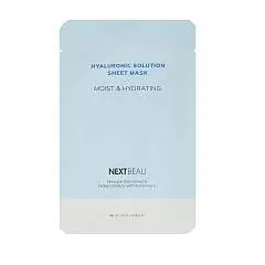Маска д/л ткан NEXTBEAU Solution с гиалуроновой кислотой, 22мл, фото №1