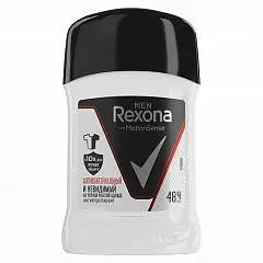 Део-стик Rexona MEN Антибактериальный Невидимый на черн/бел 50г, фото №1