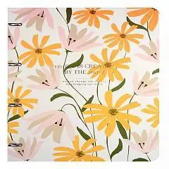 Тетрадь на кольцах А4 120л  "Апрель", цветы, фото №1