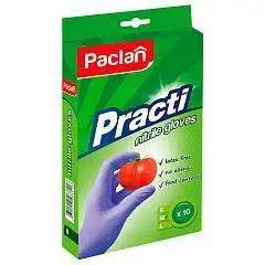 Перчатки нитриловые Paclan 10шт М, фото №1